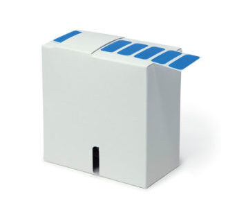 Etichetta per criogenia forma rettangolare mm 21x 7 bianca per provette ml 0,5 cf.1500 pz. - CRLA-L1W-1K5