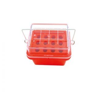 Blocco di raffreddamento per provette per centrifuga (cooler) dim.mm 197x140x190 a 12 posti (3x4) - CRYO-R12-001