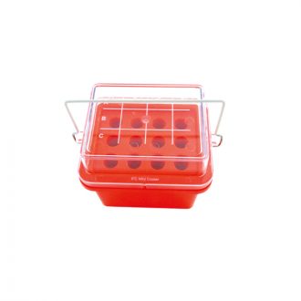 Blocco di raffreddamento per provette per centrifuga (cooler) dim.mm 197x140x190 a 12 posti (3x4) - CRYO-R12-001