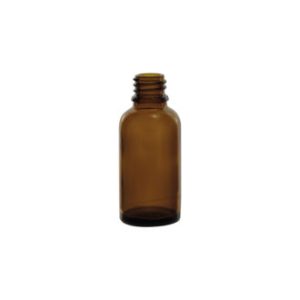 Bottiglia in vetro ambrato con filettature DIN-18 ml 5 cf.255 pz. - FRGA-005-255
