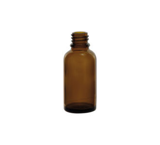 Bottiglia in vetro ambrato con filettature DIN-18 ml  30 cf.110 pz. - FRGA-030-110