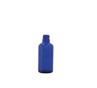 Bottiglia in vetro blu cobalto con filettature DIN-18 ml   10 cf.192 pz. - FRGB-010-192