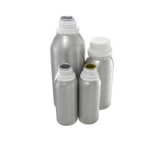 Bottiglia in alluminio con tappo non rivestita ml  100 cf.5 pz. - BALN-100-005