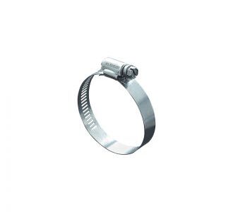 Fascetta stringitubo con vite senza fine in acciaio inox Ø mm 10-17 - HOSS-010-005