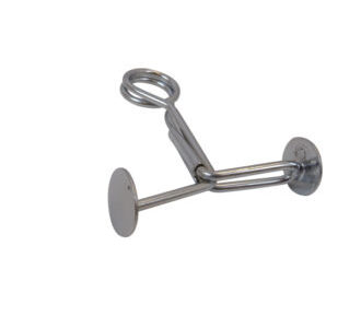 Pinza stringitubo di Mohr nichelata mm 70 apertura max mm 10 cf.5 pz. - MOTC-070-005