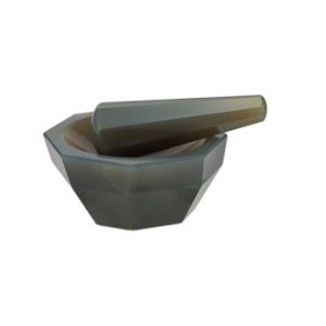 Mortaio in agata "Premium Line" con pestello ml 10 - MORG-050-001