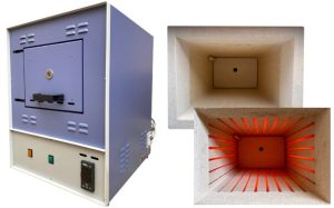 Forno a muffola ZA trifase 380 volt temperatura max +1100°C