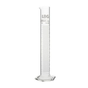 Cilindro graduato con becco classe b vetro borosilicato ml 5 - MCH3-005-001