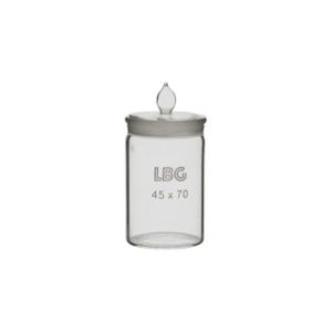Pesafiltro forma alta Ø mm 25x25 ml   8 vetro borosilicato - WBT3-024-006