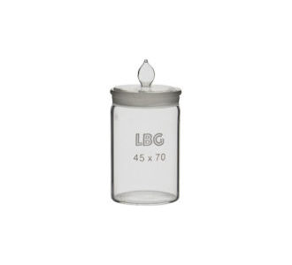 Pesafiltro forma alta Ø mm 25x25 ml   8 vetro borosilicato - WBT3-024-006