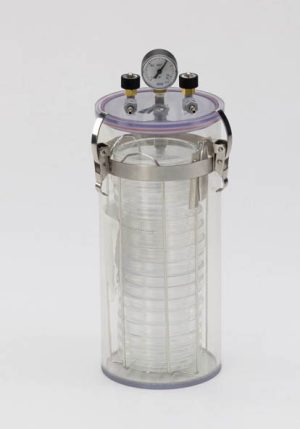 Giara per anaerobiosi "Schuett-Biotec" in policarbonato con manometro CRYSTAL lt 3 - 103183809