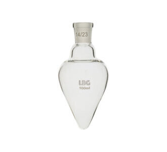 Pallone forma a cuore vetro borosilicato 3.3 cono NS 14/23 ml   10 - FLP3-010-001