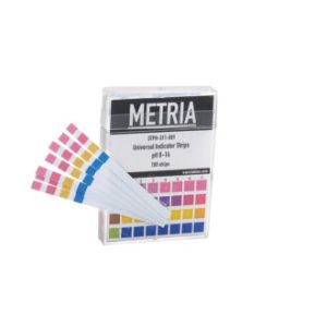 Cartina indicatrice pH 0-14 con 4 tamponi cf.100 strisce - STPH-311-001
