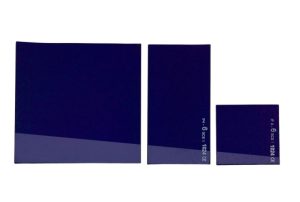 Vetrino blu cobalto tagliato mm  50x 50 - 139009100