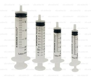 Siringa a tre pezzi OMNIFIX® senza ago cono centra luer ml  1 senza spazio residuo - 9161406V