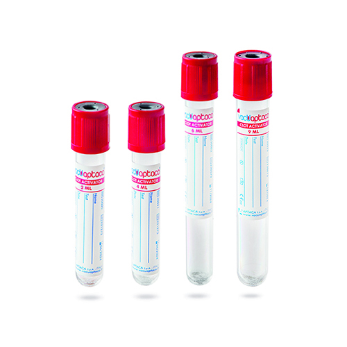 Provetta con attivatore di coagulazione Ø mm 13x 75 ml 2 tappo rosso sterile cf.1200 - 30020