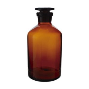 Flacone per reagenti vetro giallo bocca stretta t/smerigliato ml 60 - RB02-060-012