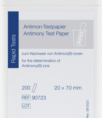 ANTIMONIO Cartina analitica qualitativa cf.200 pz. - Macherey Nagel 90723