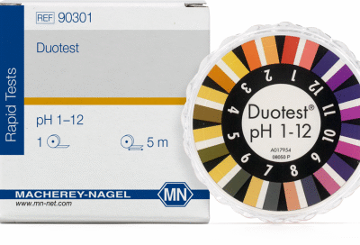DUOTEST® Cartina indicatrice a doppia zona pH 1,0-12,0 rotolo da 5mt x10 mm - Macherey Nagel 90301