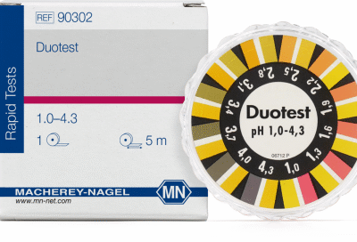 DUOTEST® Cartina indicatrice a doppia zona pH 1,0- 4,3 rotolo da 5mt x10 mm - Macherey Nagel 90302
