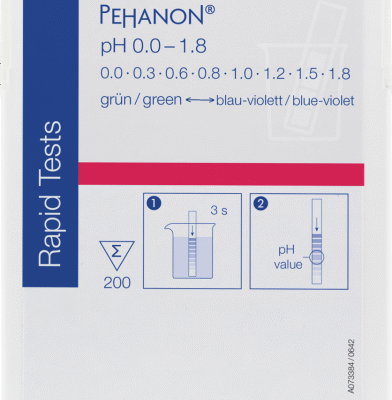 PEHANON® Cartina indicatrice ph 0,0- 1,8 cf.2X200 strisce - Macherey Nagel 90411