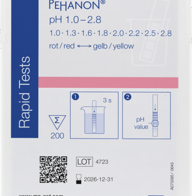 PEHANON® Cartina indicatrice ph 1,0- 2,8 cf.2X200 strisce - Macherey Nagel 90412