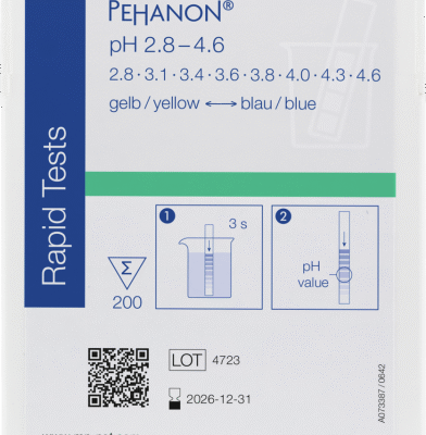 PEHANON® Cartina indicatrice ph 2,8- 4,6 cf.2X200 strisce - Macherey Nagel 90414