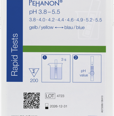 PEHANON® Cartina indicatrice ph 3,8- 5,5 cf.2X200 strisce - Macherey Nagel 90415