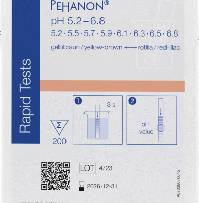PEHANON® Cartina indicatrice ph 5,2- 6,8 cf.2X200 strisce - Macherey Nagel 90416