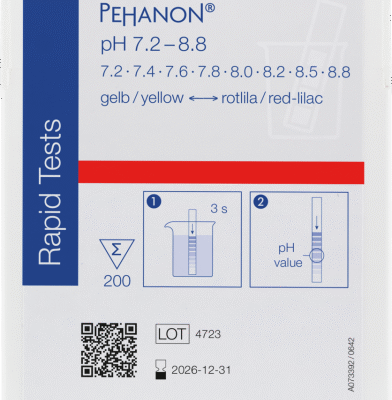 PEHANON® Cartina indicatrice ph 7,2- 8,8 cf.2X200 strisce - Macherey Nagel 90419