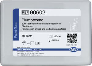 PLUMBTESMO Cartina analitica qualitativa cf. 40 strisce - Macherey Nagel 90602
