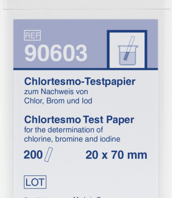 CHLOROTESMO Cartina analitica qualitativa cf.200 strisce - Macherey Nagel 90603