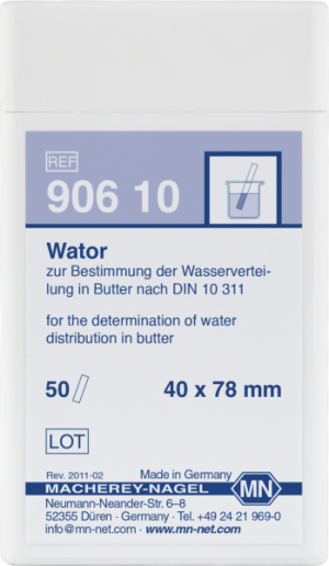 WATOR Cartina analitica qualitativa cf.50 strisce - Macherey Nagel 90610