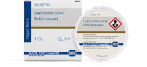 IDROGENO SOLFORATO SOLFURI Cartina analitica qualitativa in rotolo da 5 mt - Macherey Nagel 90744