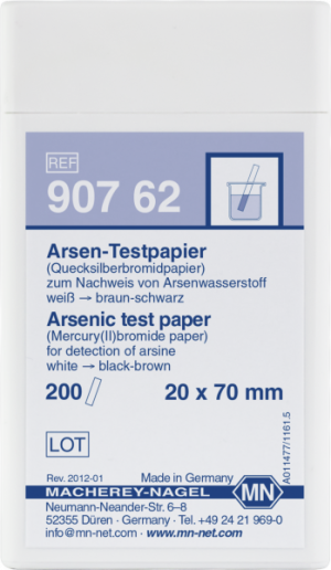 ARSENICO Cartina analitica qualitativa cf.200 pz. - Macherey Nagel 90762