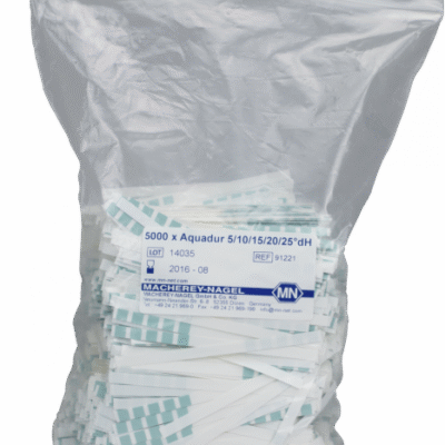 AQUADUR® Strisce analitiche per la durezza dell'acqua 5-25°d cf.5000 strisce - Macherey Nagel 91221