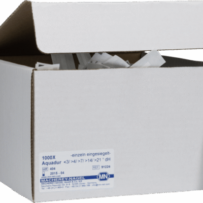 AQUADUR® Strisce analitiche per la durezza dell'acqua 4-21°d cf.1000 strisce - Macherey Nagel 91224