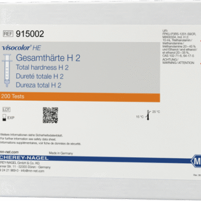 VISOCOLOR® DUREZZA TOTALE H2 Kit per analisi volumetriche 200 test - Macherey Nagel 915002