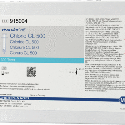 VISOCOLOR® CLORURO CL500 Kit per analisi volumetriche 200 test - Macherey Nagel 915004