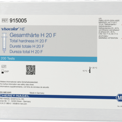VISOCOLOR® DUREZZA TOTALE HF Kit per analisi volumetriche 200 test - Macherey Nagel 915005