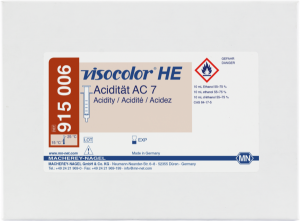 VISOCOLOR® ACIDITA' AC7 Kit per analisi volumetriche 200 test - Macherey Nagel 915006