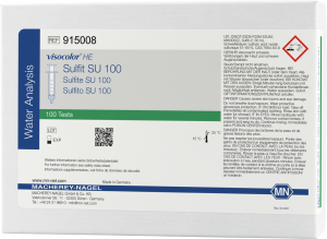 VISOCOLOR® SOLFITI SU100 Kit per analisi volumetriche 100 test - Macherey Nagel 915008