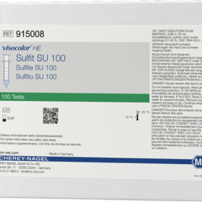 VISOCOLOR® SOLFITI SU100 Kit per analisi volumetriche 100 test - Macherey Nagel 915008