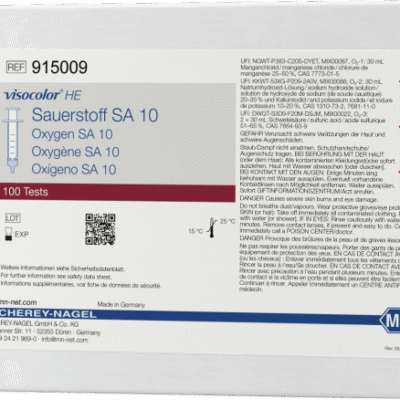 VISOCOLOR® OSSIGENO SA10 Kit per analisi volumetriche 200 test - Macherey Nagel 915009