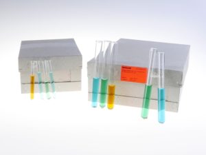Provetta in vetro borosilicato con bordo Ø mm 10x100 spess.mm 0,8-1,0 cf.100 pz. - 1126130061