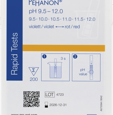 PEHANON® Cartina indicatrice ph 9,5-12,0 cf.2X200 strisce - Macherey Nagel 90421