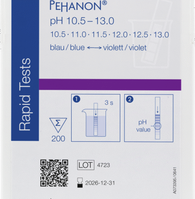 PEHANON® Cartina indicatrice ph 10,5-13,0 cf.2X200 strisce - Macherey Nagel 90422