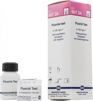FLUORURI TEST Dischetti per la determinazione dei Fluoruri cf. 30 pz. - Macherey Nagel 90734