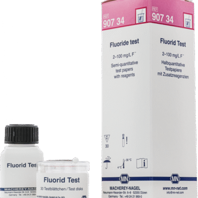 FLUORURI TEST Dischetti per la determinazione dei Fluoruri cf. 30 pz. - Macherey Nagel 90734