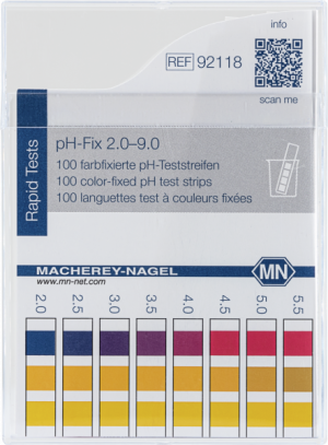 PH FIX® Cartina indicatrice ph 2,0- 9,0 cf.100 strisce - Macherey Nagel 92118